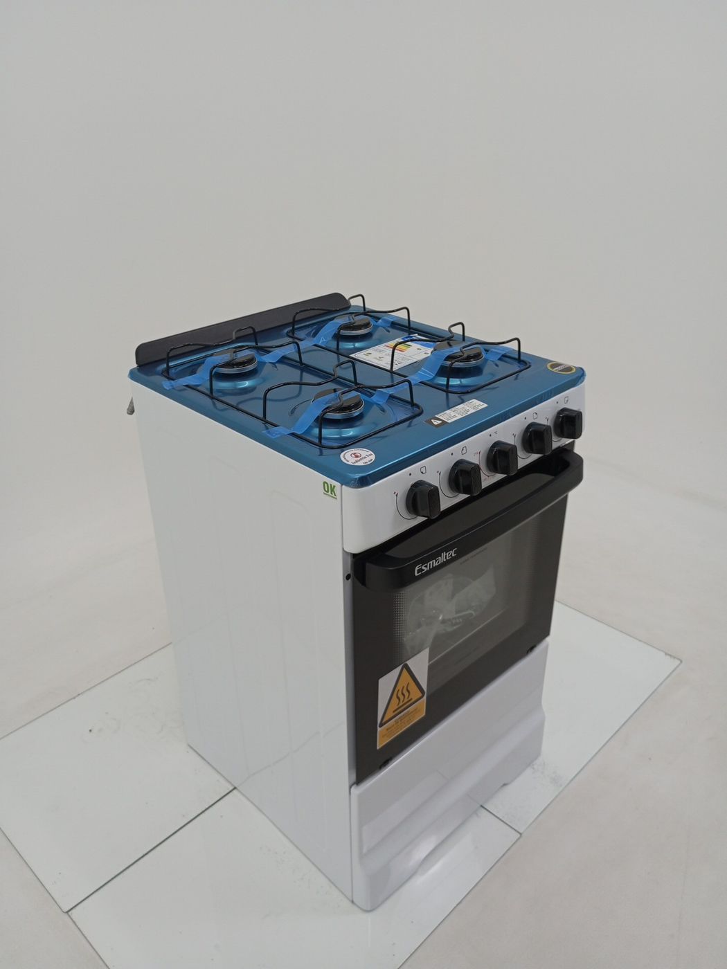 FOGAO ESMALTEC 4120 4 BOCAS IDEAL POP ACENDIM