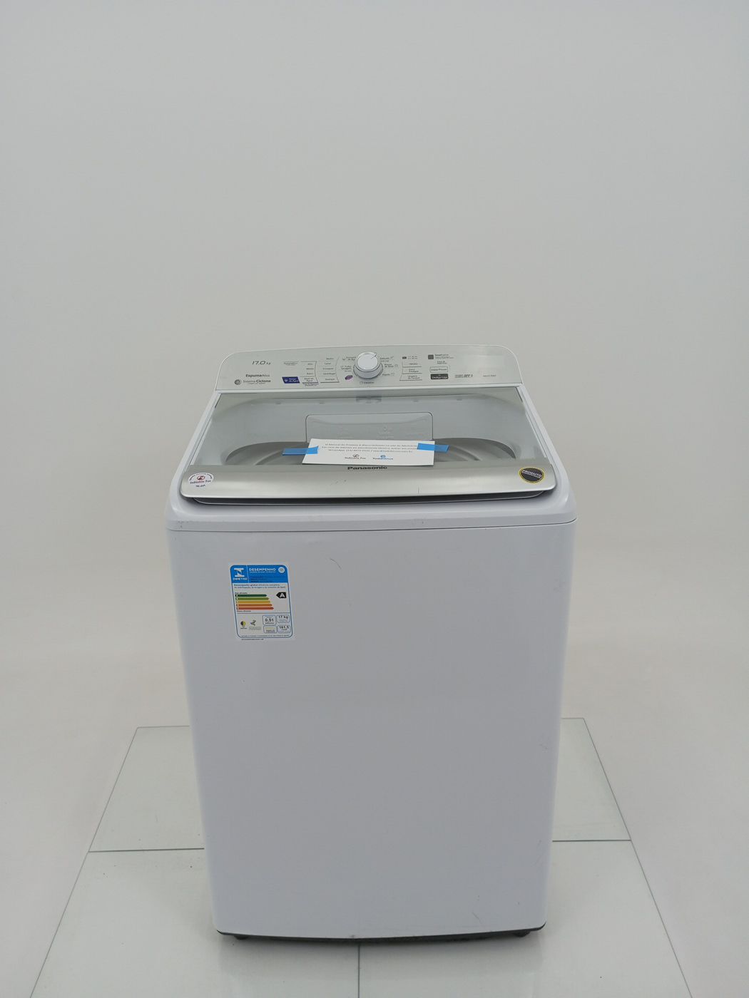 LAVADORA PANASONIC LAVAGEM INTELIGENTE 17KG -
