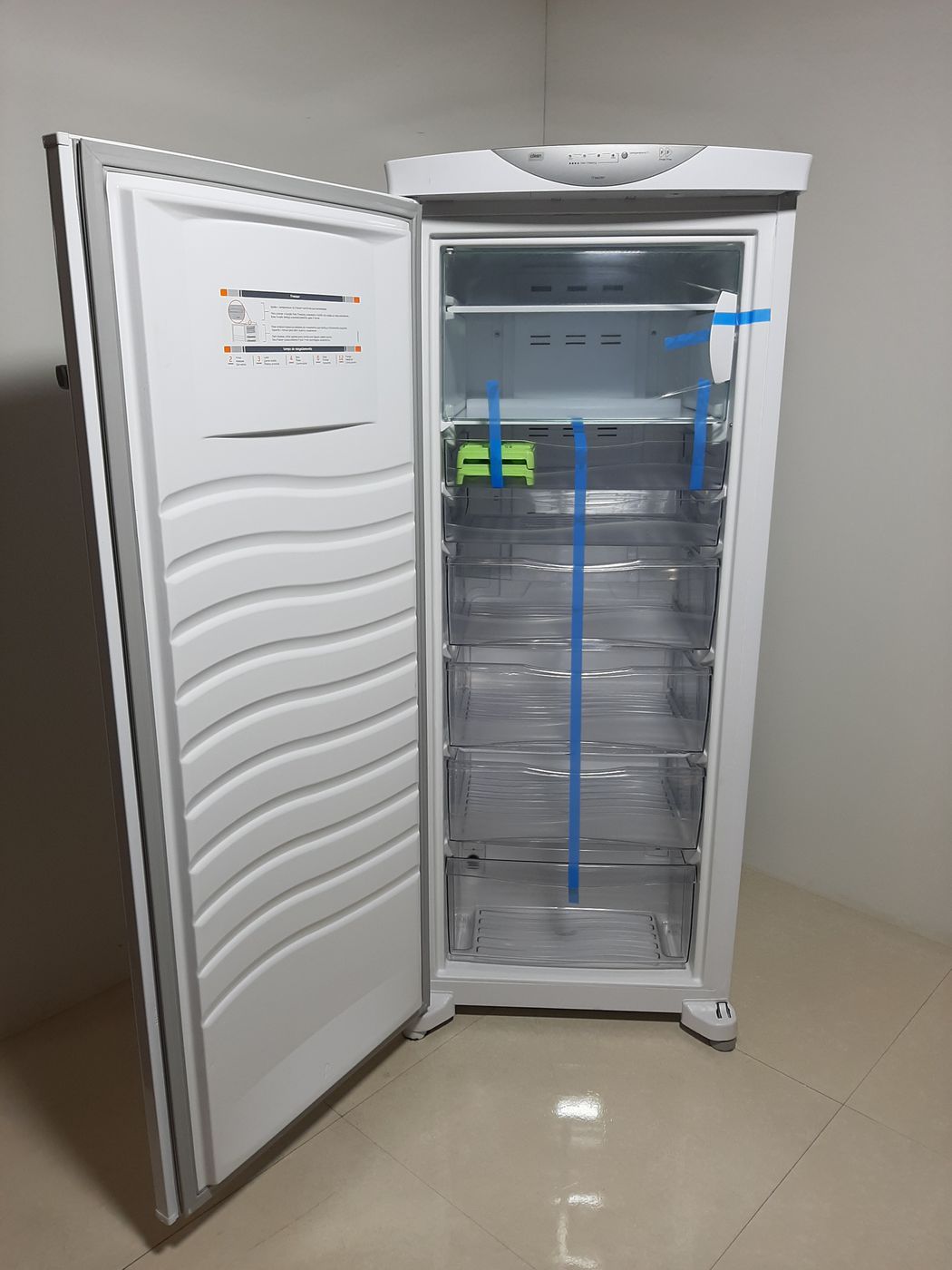 FREEZER BRASTEMP VERTICAL 1 PORTA 197L BR - B
