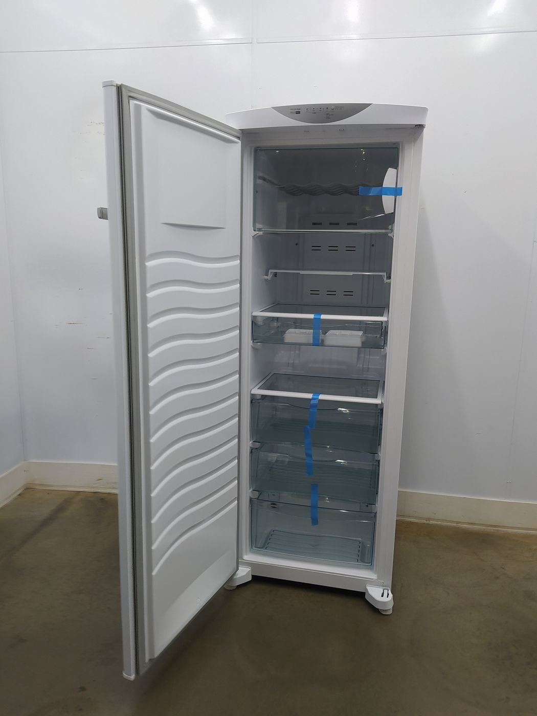 Freezer Brastemp 228l Vertical Flex Frost Free 1 Porta Branco TudoBônus