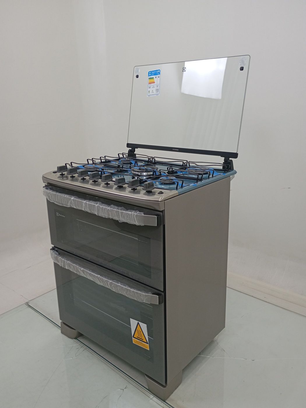 FOGAO ELECTROLUX FE5DC 5 BOCAS DUPLO FORNO PE