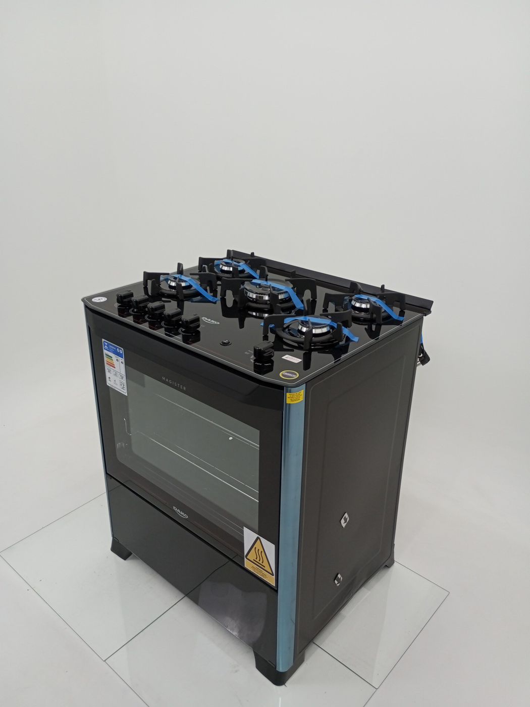 FOGAO DAKO 5 BOCAS MESA DE VIDRO MAGISTER - P