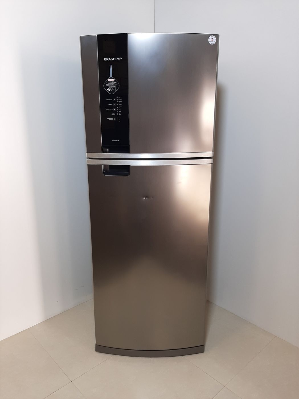REFRIGERADOR BRASTEMP 2 PORTAS 462L PL - INOX