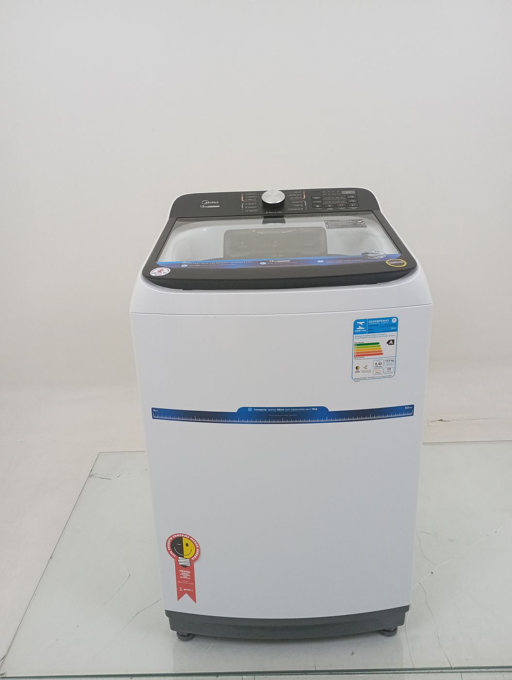 LAVADORA MIDEA LAVADORA TOP LOAD 15KG - BRANC