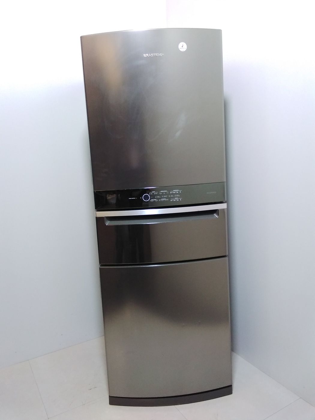 REFRIGERADOR BRASTEMP 3 PORTAS 419L  PL - INO