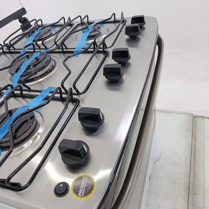 FOGAO ELECTROLUX FE5IB 5 BOCAS MESA INOX PERF