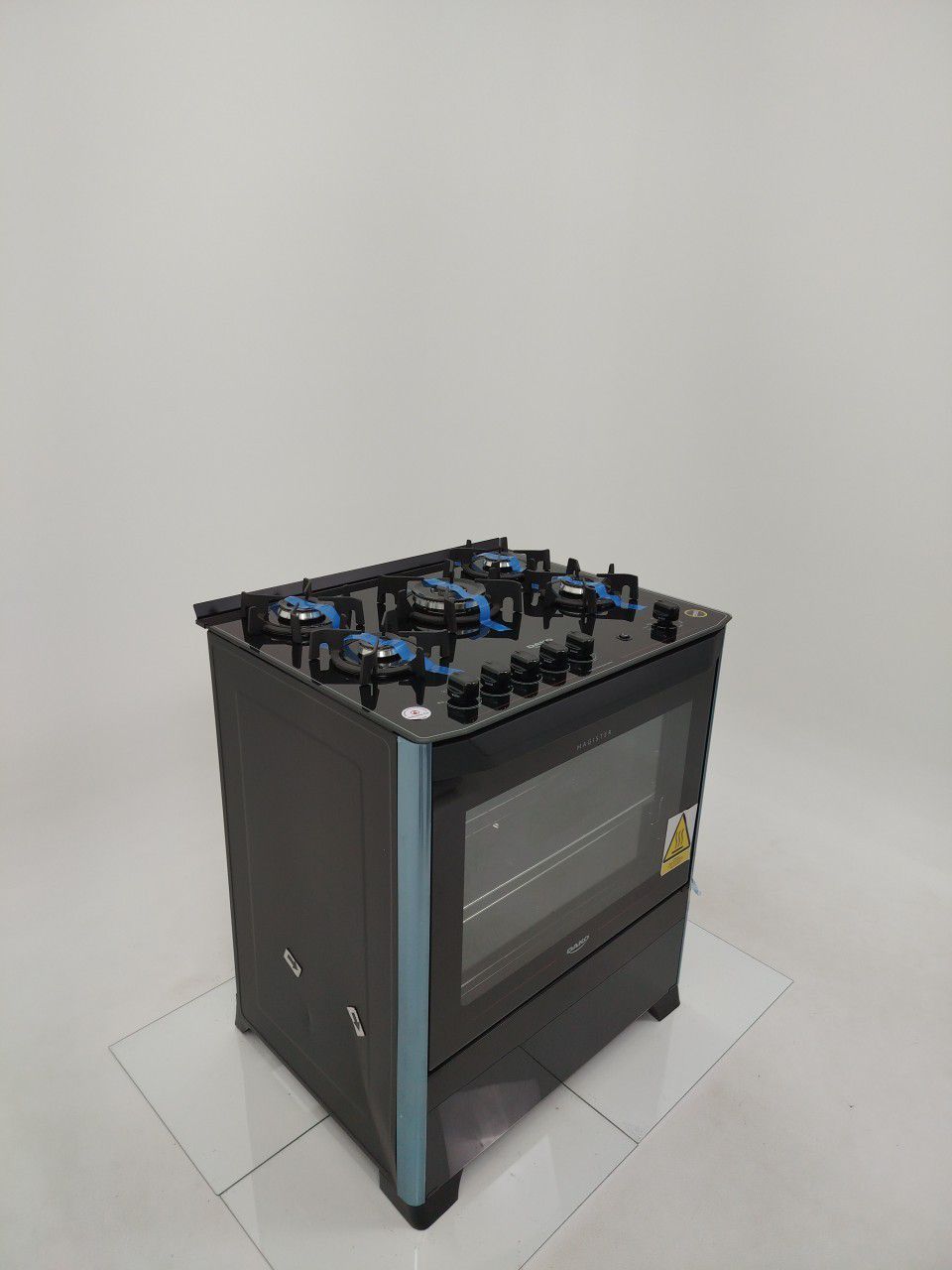 FOGAO DAKO 5 BOCAS MESA DE VIDRO MAGISTER - P