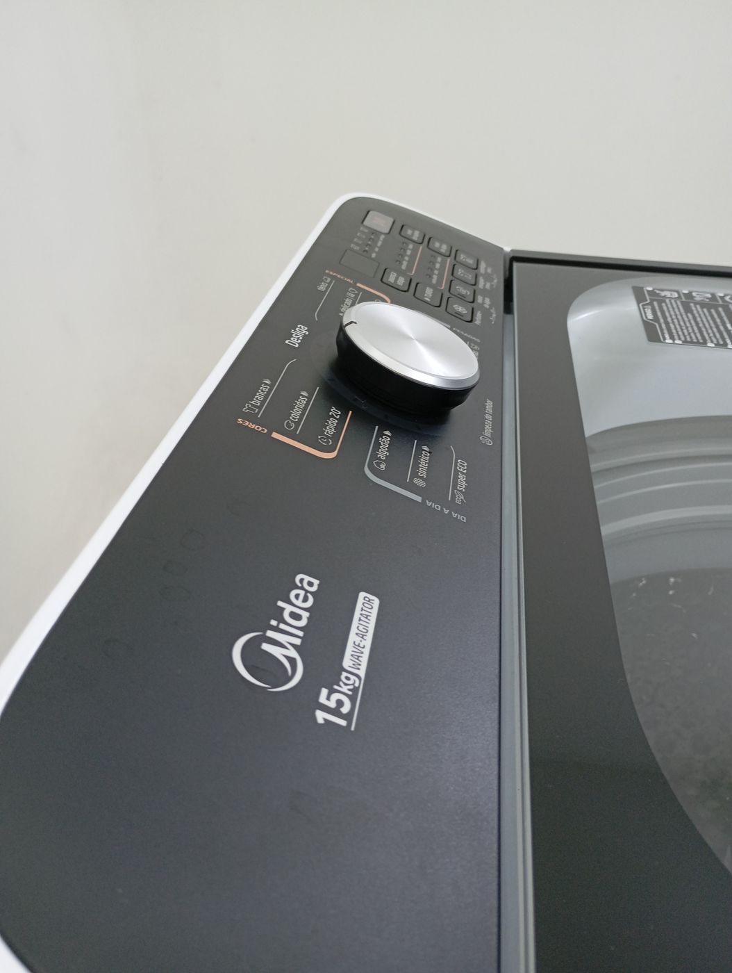 LAVADORA MIDEA LAVADORA TOP LOAD 15KG - BRANC