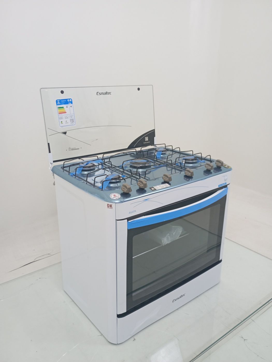 FOGAO ESMALTEC AGATA A GAS C/ ACENDIMENTO AUT