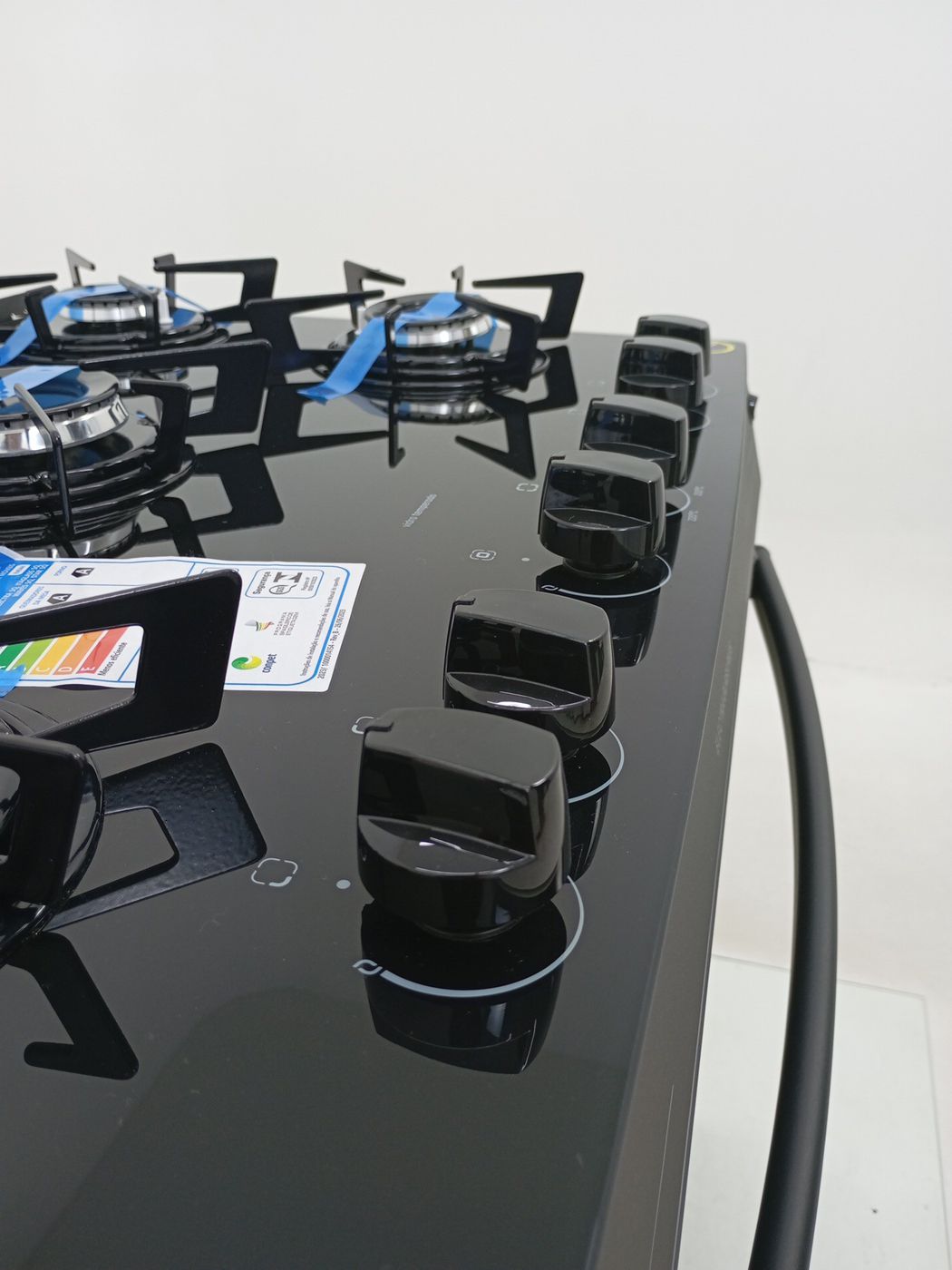 FOGAO ITATIAIA 5 BOCAS ELECTRA GLASS PLUS - P