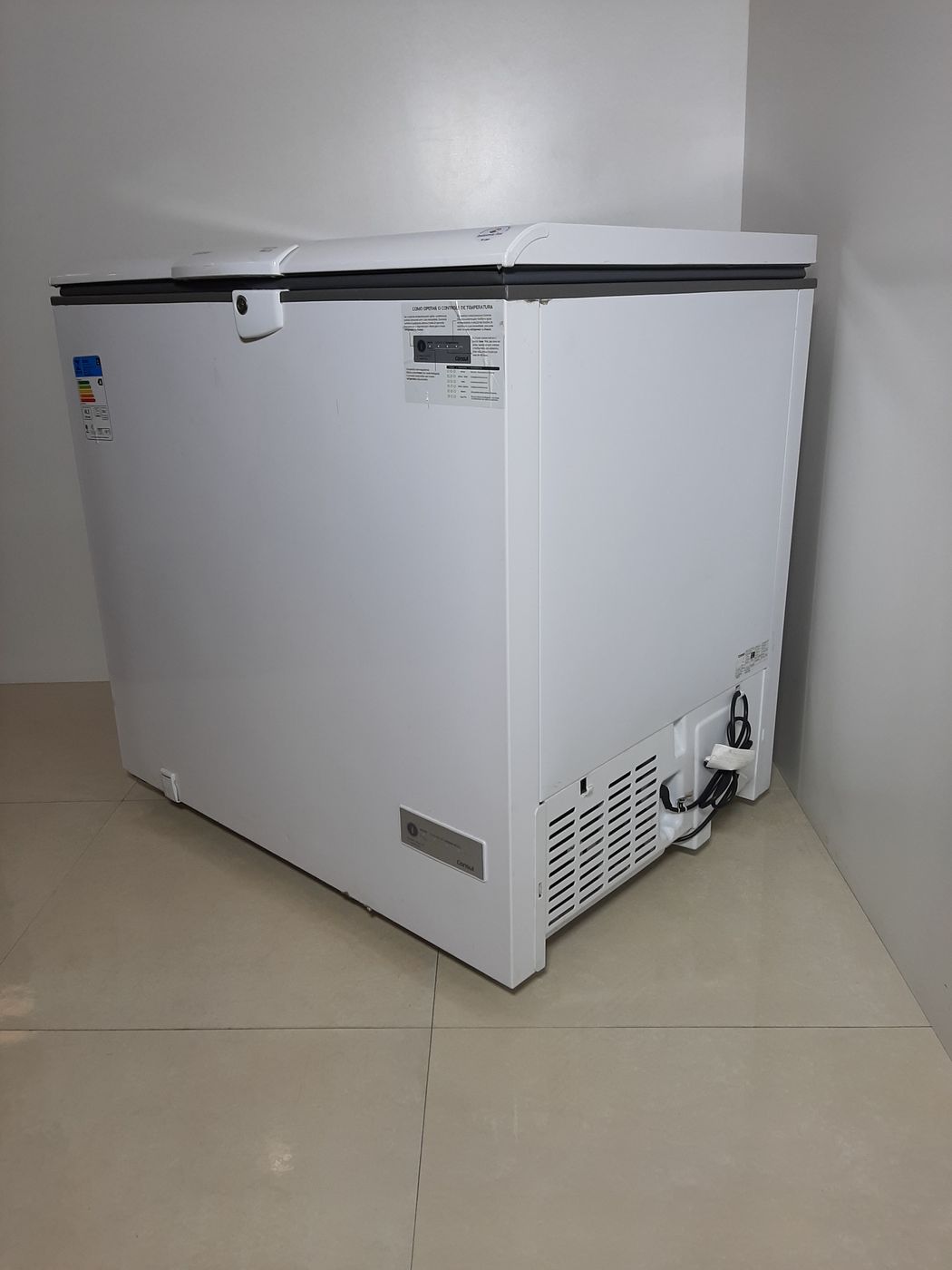 FREEZER CONSUL HORIZ 1 DOOR 309L BR - BRANCO