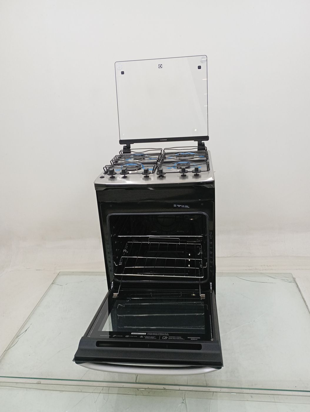 FOGAO ELECTROLUX FE4TP 4 BOCAS MESA INOX COM 