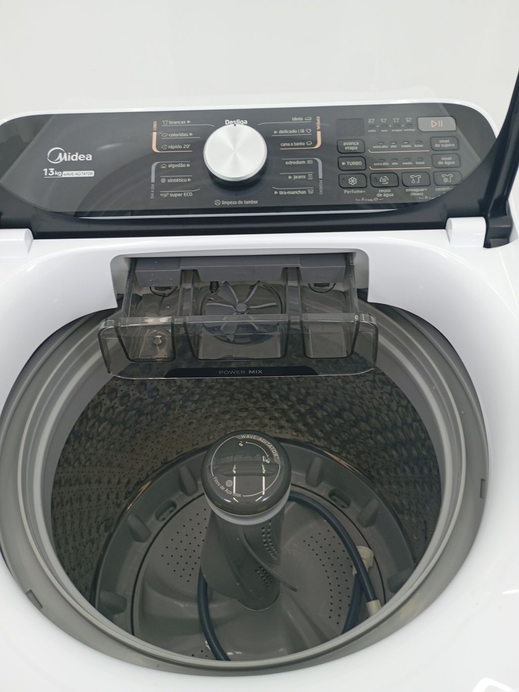LAVADORA MIDEA LAVADORA TOP LOAD 13KG - BRANC