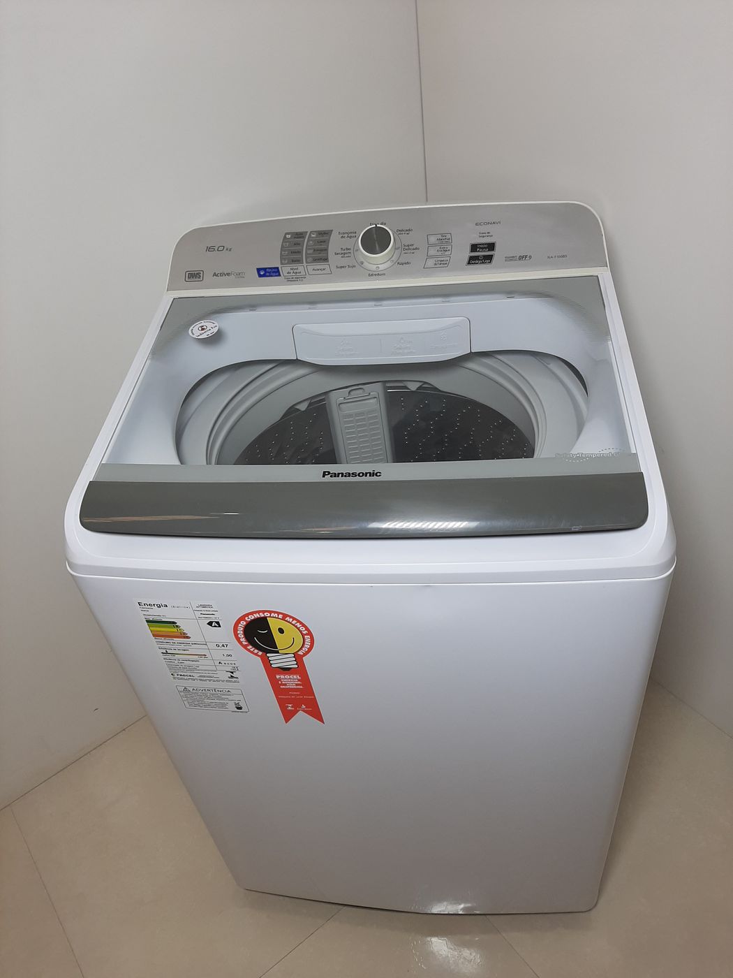 LAVADORA PANASONIC 16KG COM A MELHOR LAVAGEM 