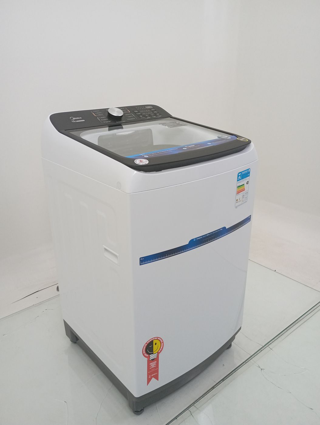 LAVADORA MIDEA LAVADORA TOP LOAD 15KG - BRANC