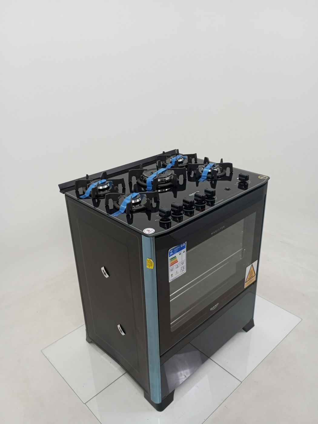 FOGAO DAKO 5 BOCAS MESA DE VIDRO MAGISTER - P