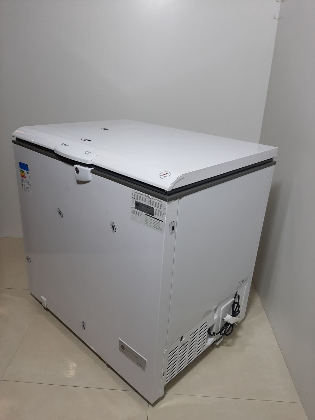 FREEZER CONSUL HORIZ 1 DOOR 309L BR - BRANCO