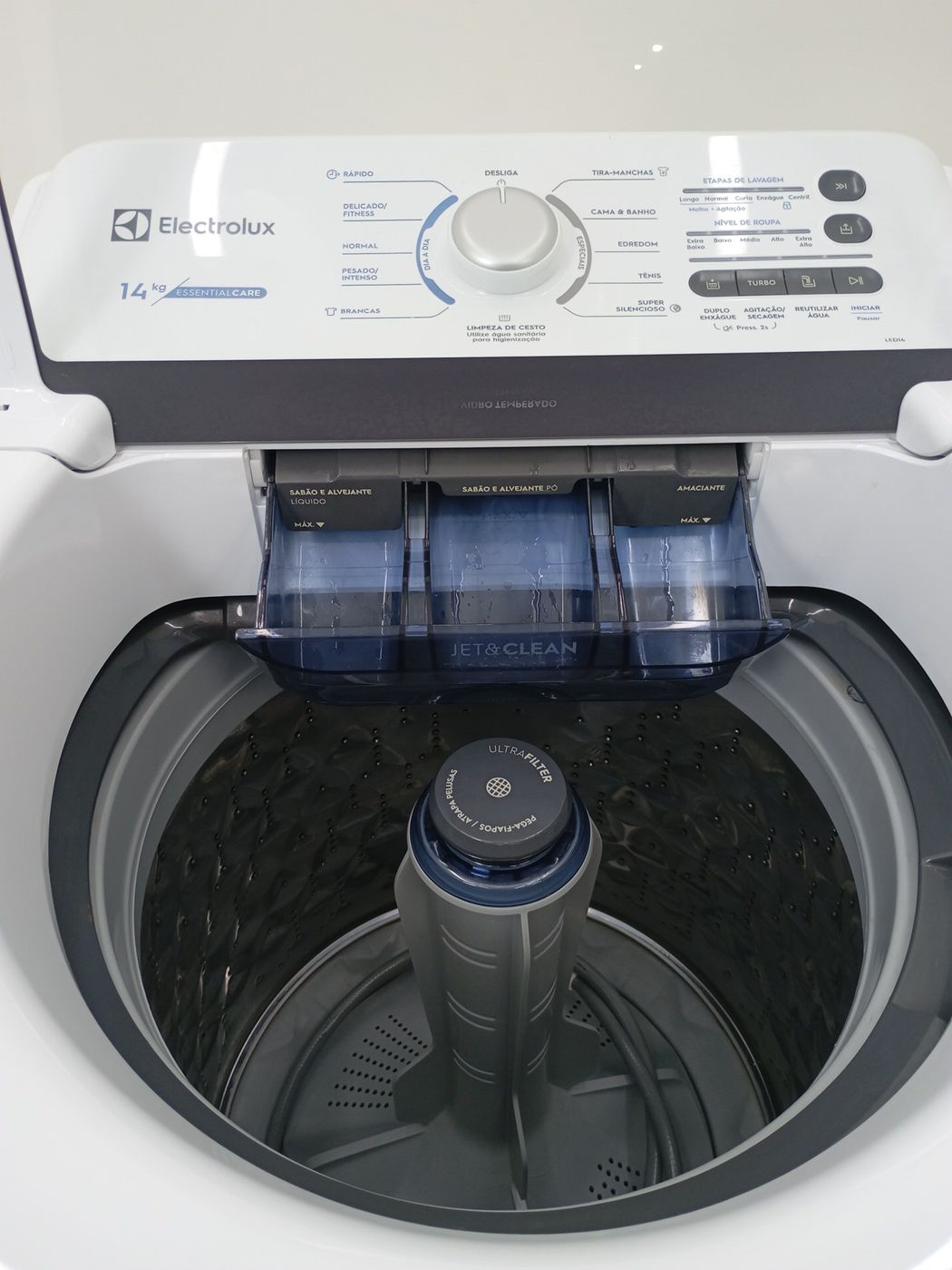 LAVADORA ELECTROLUX  LED14 14KG TOP LOAD - BR