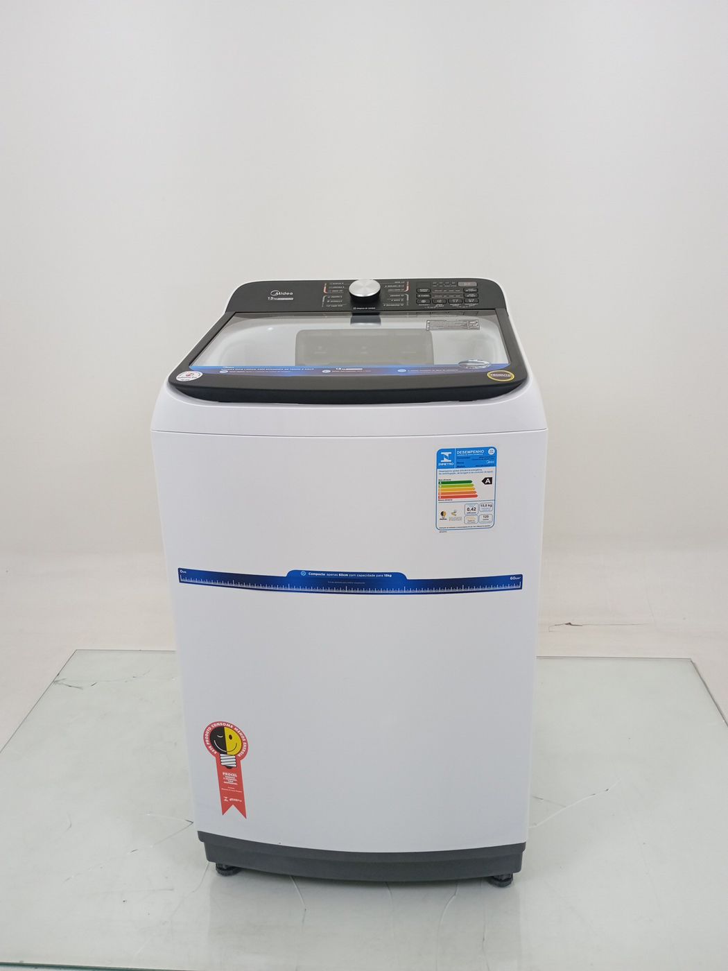 LAVADORA MIDEA LAVADORA TOP LOAD 15KG - BRANC