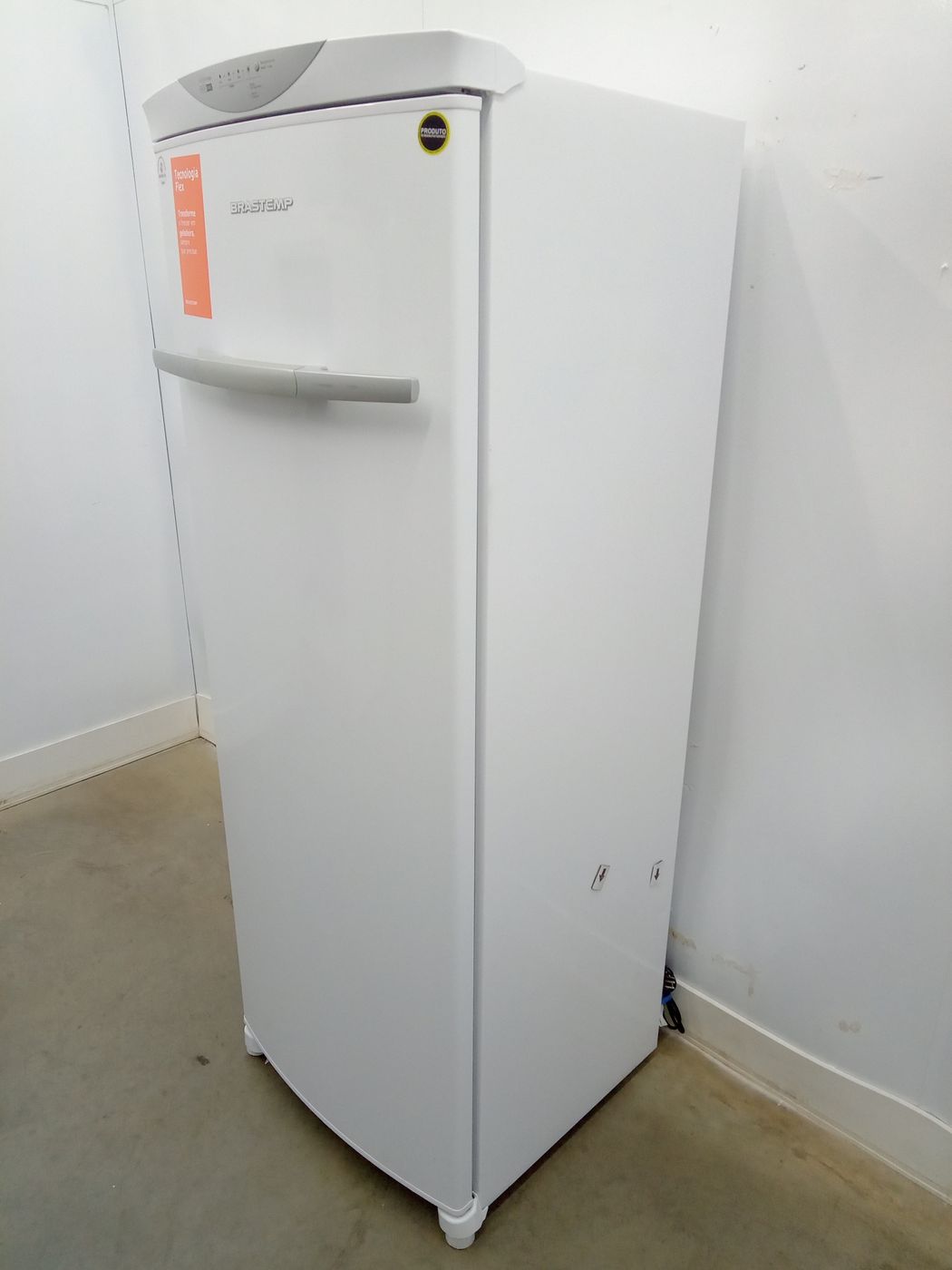 Freezer Brastemp 228l Vertical Flex Frost Free 1 Porta Branco TudoBônus