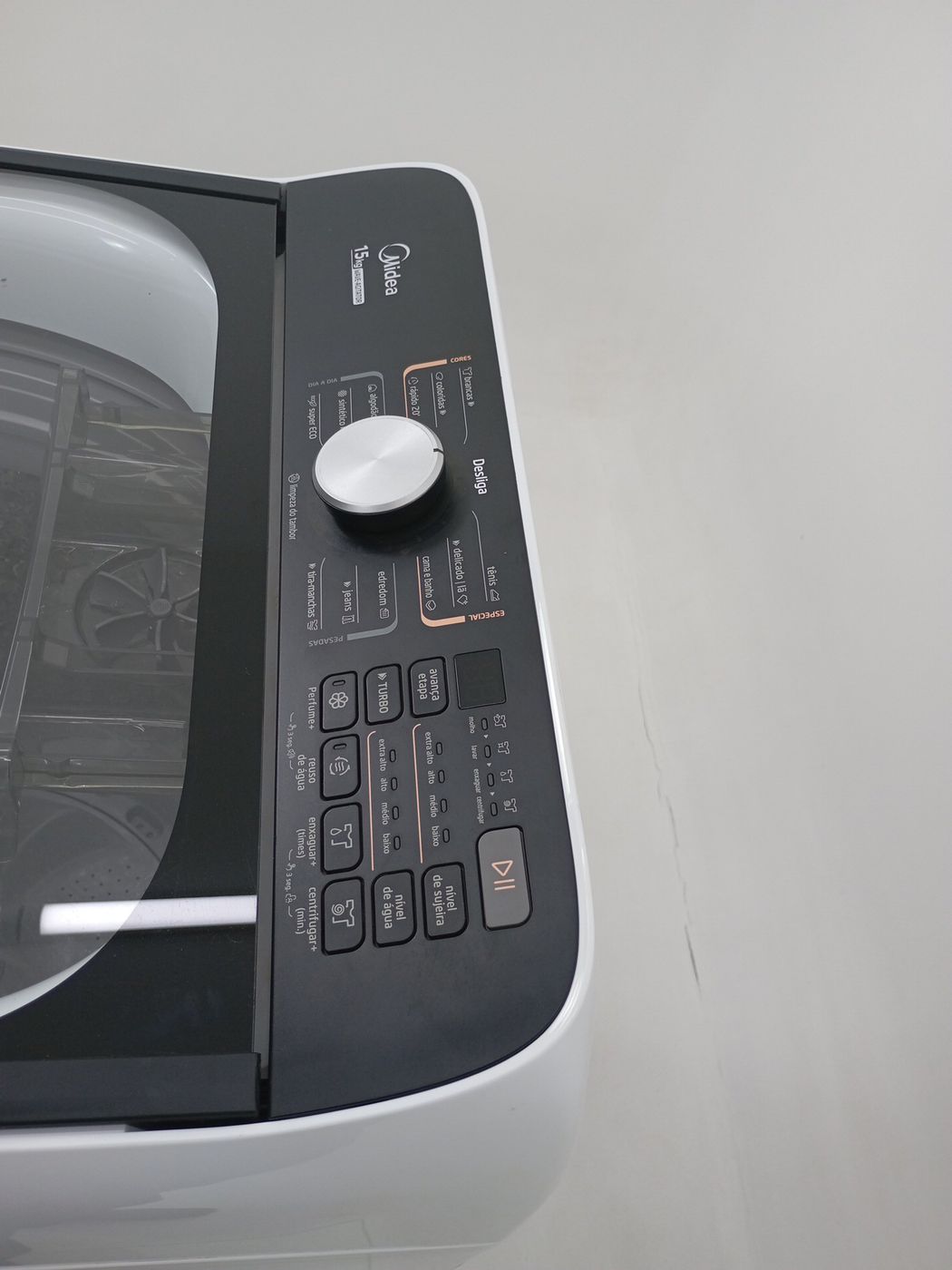 LAVADORA MIDEA LAVADORA TOP LOAD 15KG - BRANC