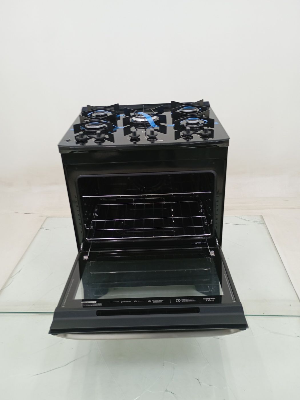 FOGAO ELECTROLUX FE5GP 5 BOCAS MESA DE VIDRO 