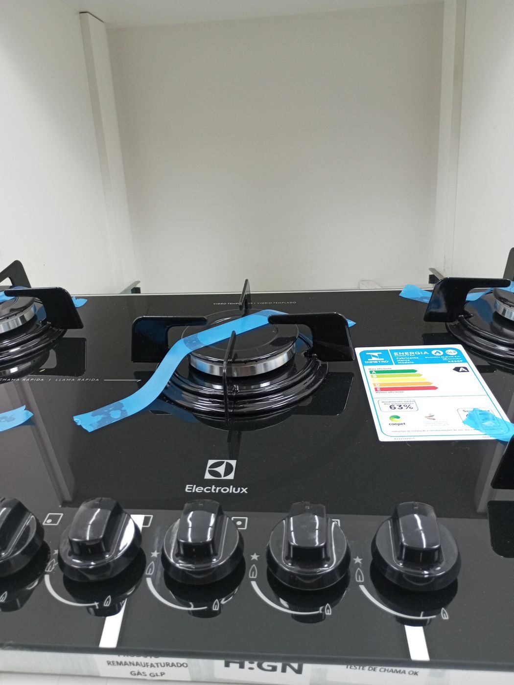 COOKTOP ELECTROLUX KE5GP 5 BOCAS - PRETO