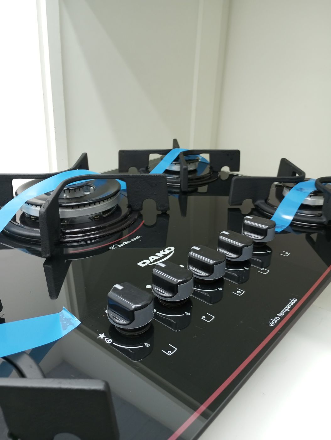 Cooktop Dako 5 Bocas Acendimento Automatico Preto TudoBônus