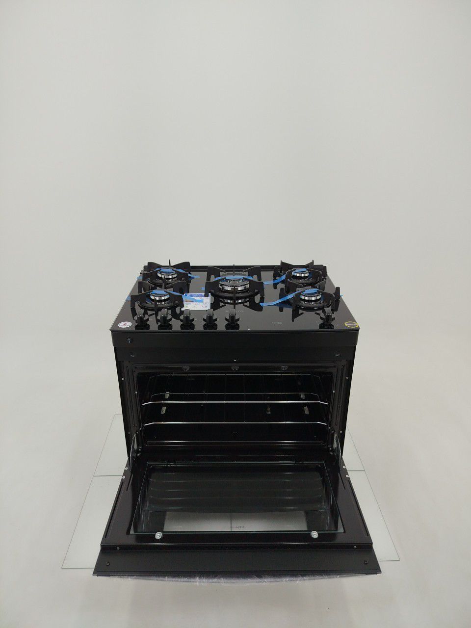 FOGAO ATLAS 5 BOCAS COM MESA DE VIDRO AGILE U