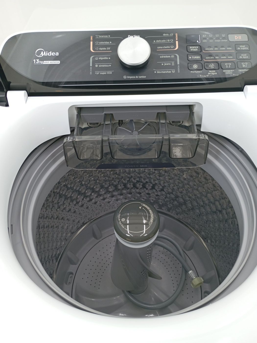 LAVADORA MIDEA MA512W 13KG WAVE AGITADOR - BR