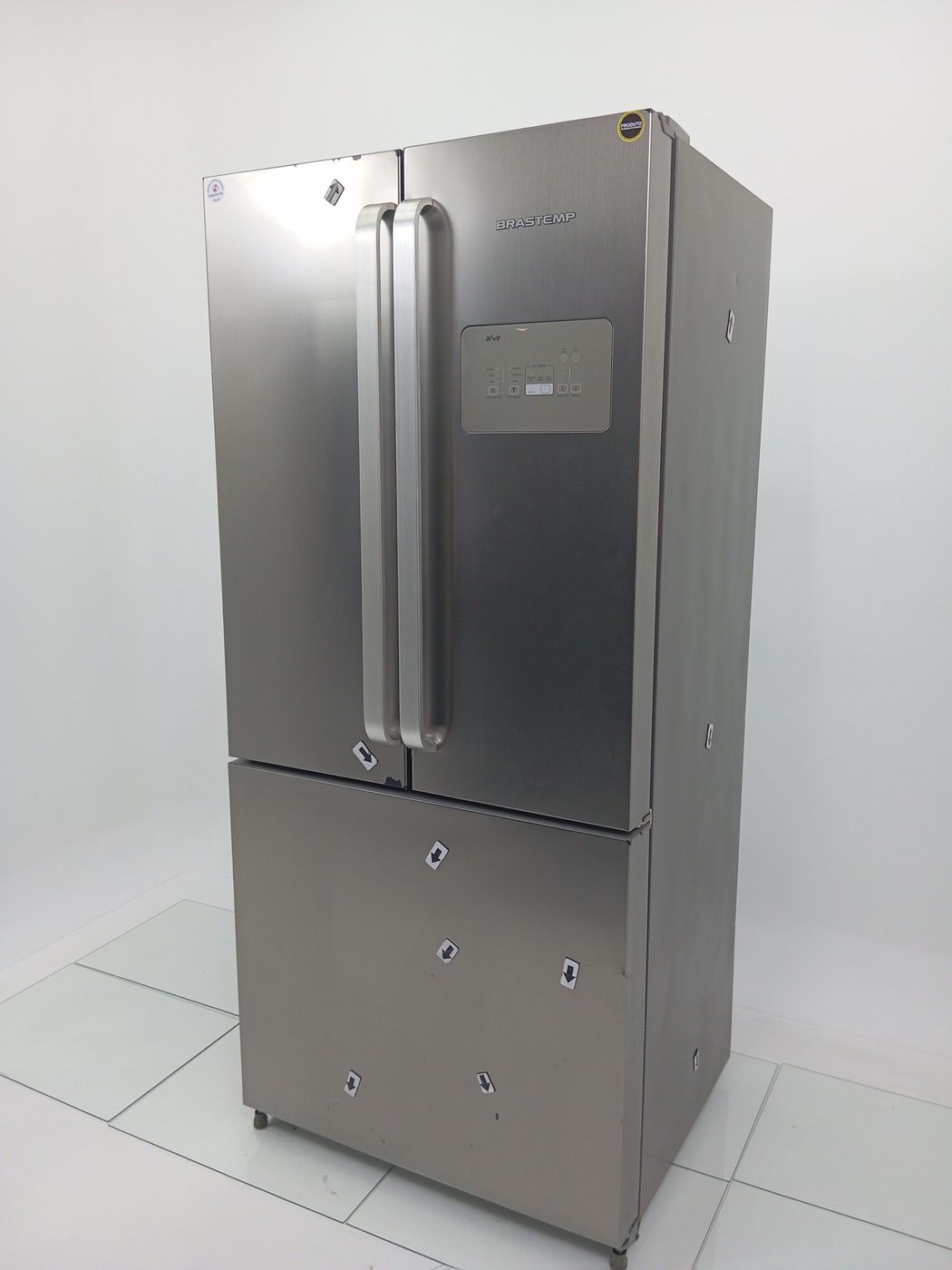 REFRIGERADOR BRASTEMP 540L FROST FREE SIDE IN