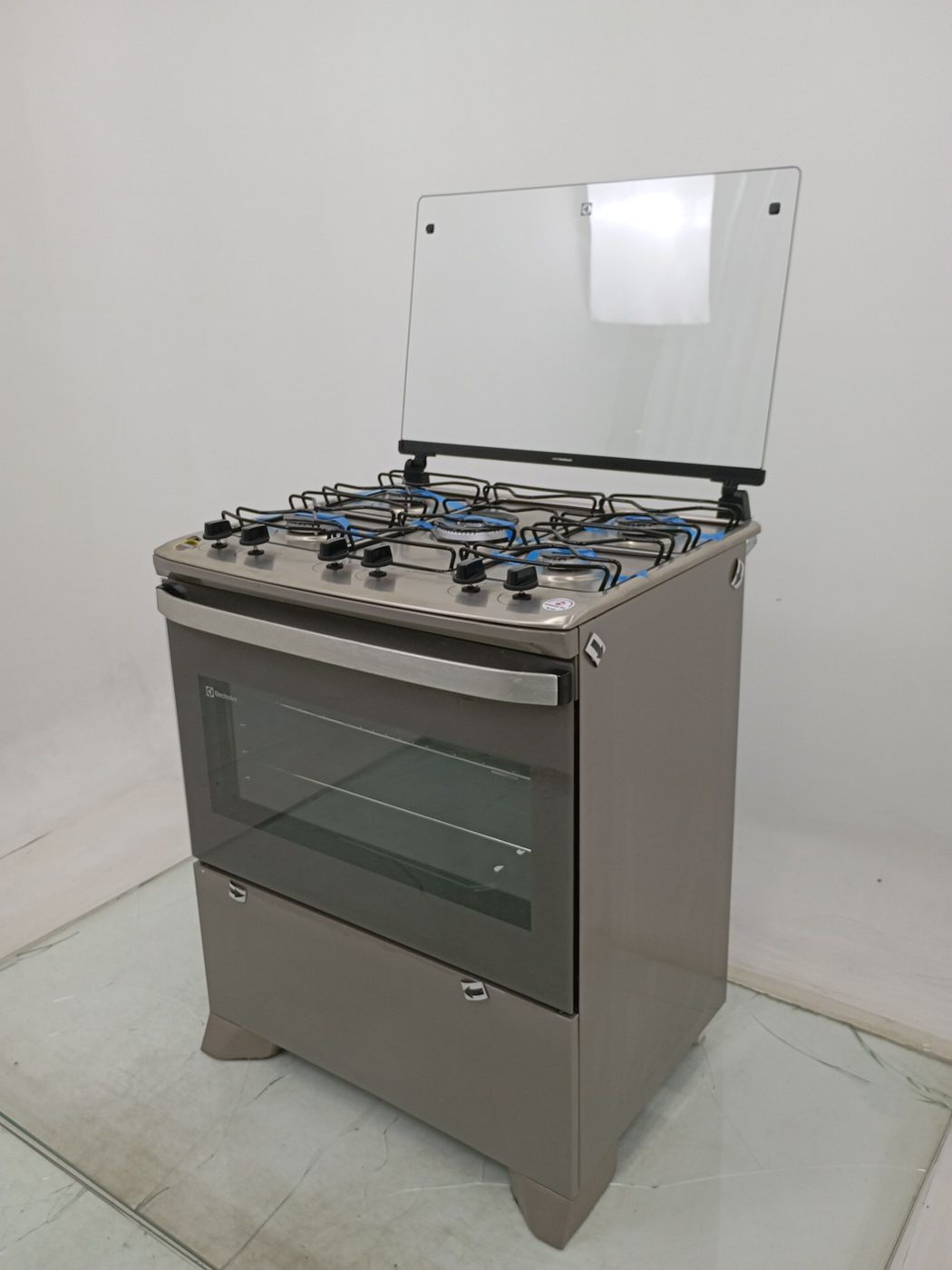 FOGAO ELECTROLUX FE5IG 5 BOCAS MESA INOX PERF
