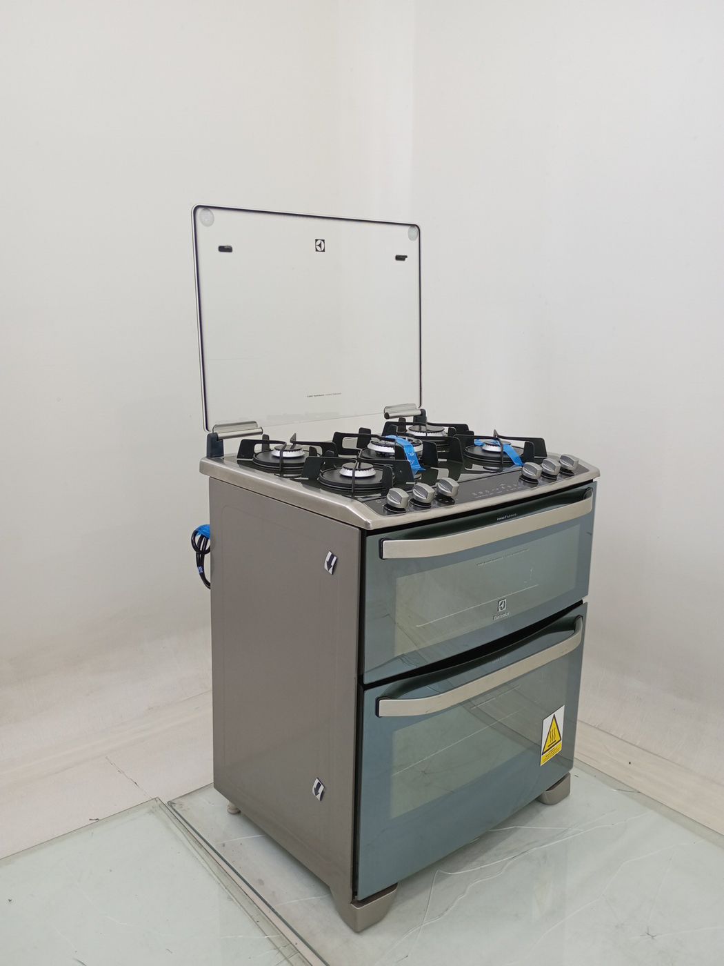 FOGAO ELECTROLUX 76DXV 5 BOCAS DUPLO FORNO ME