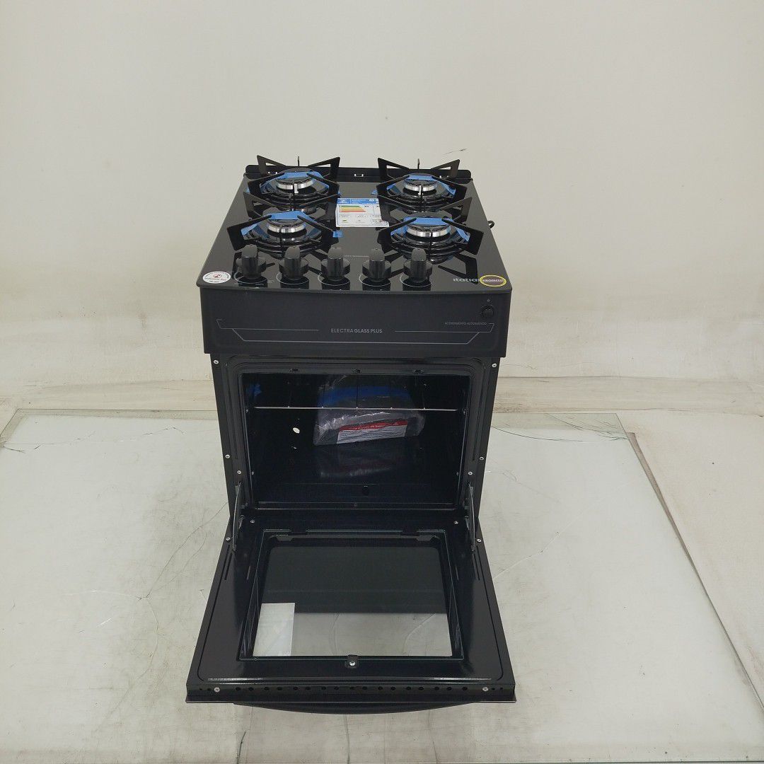 FOGAO ITATIAIA ELECTRA GLASS PLUS 4Q PTO - PR