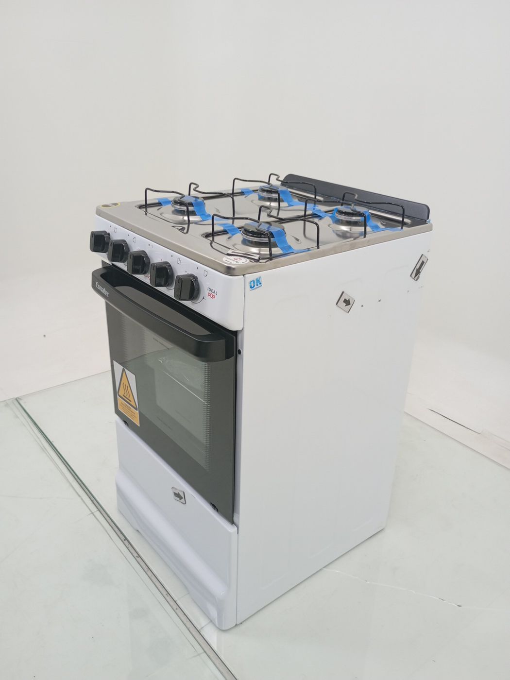 FOGAO ESMALTEC 4120 4 BOCAS IDEAL POP ACENDIM