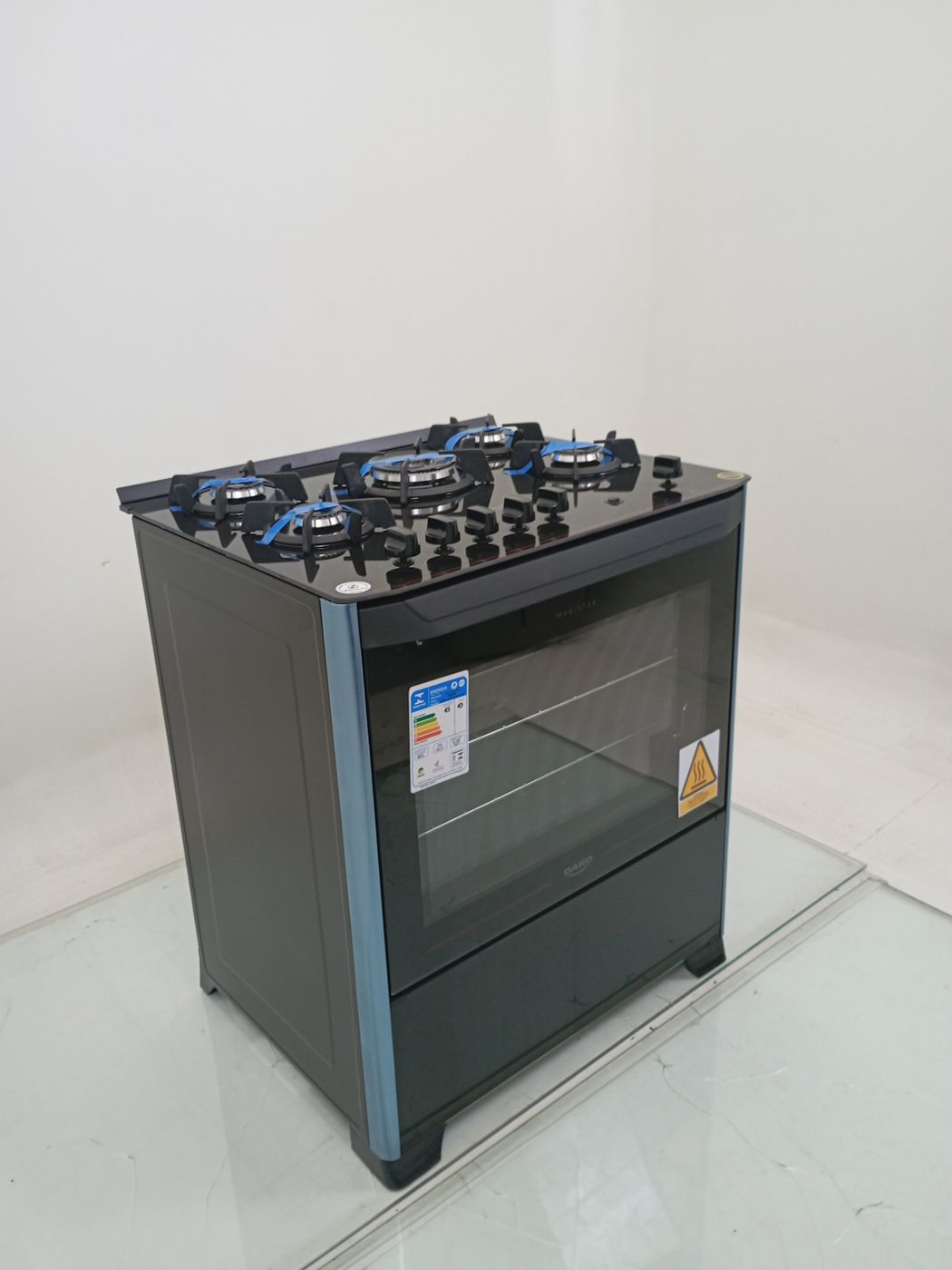 FOGAO DAKO 5 BOCAS MESA DE VIDRO MAGISTER - P