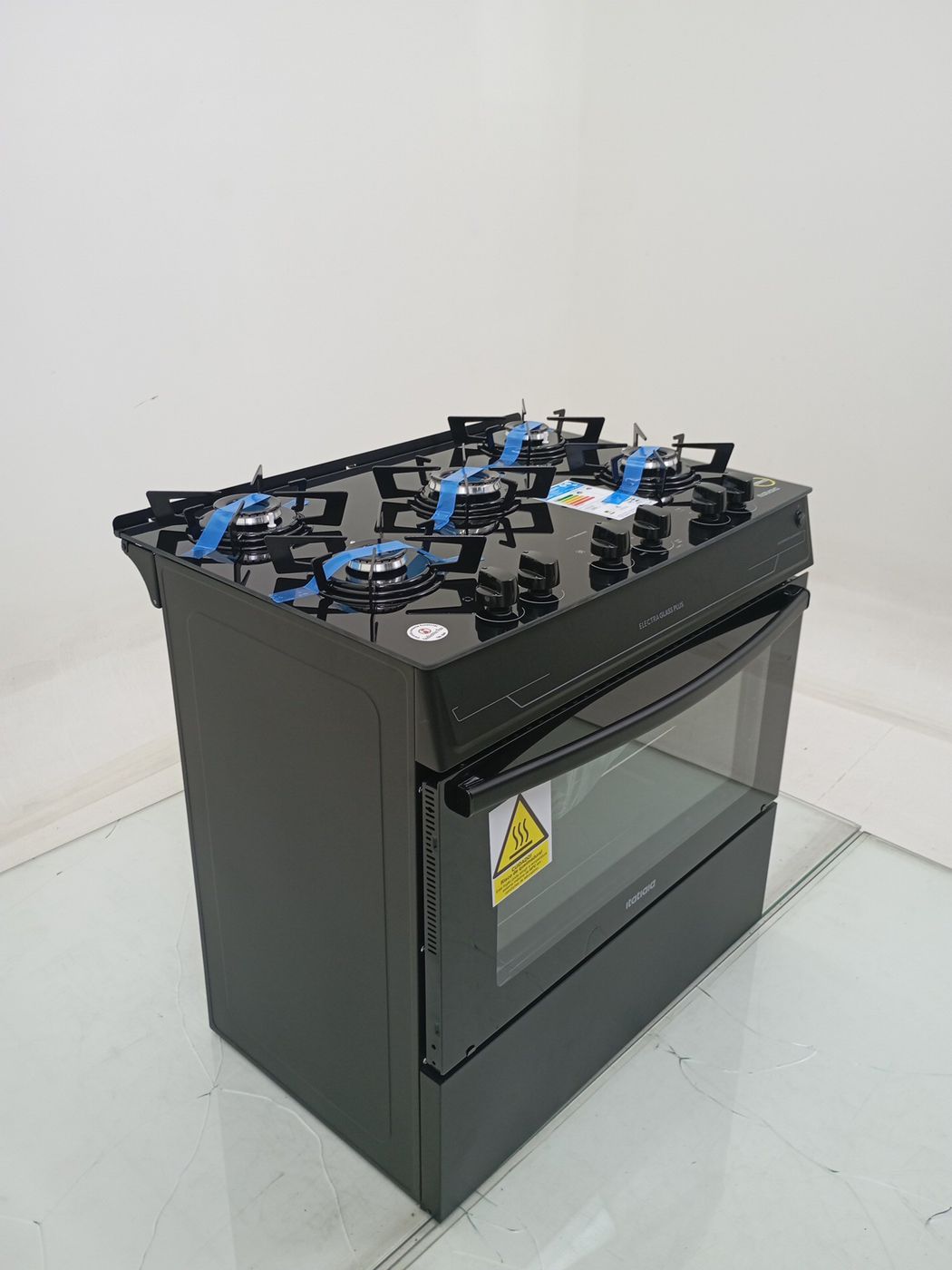 FOGAO ITATIAIA 5 BOCAS ELECTRA GLASS PLUS - P