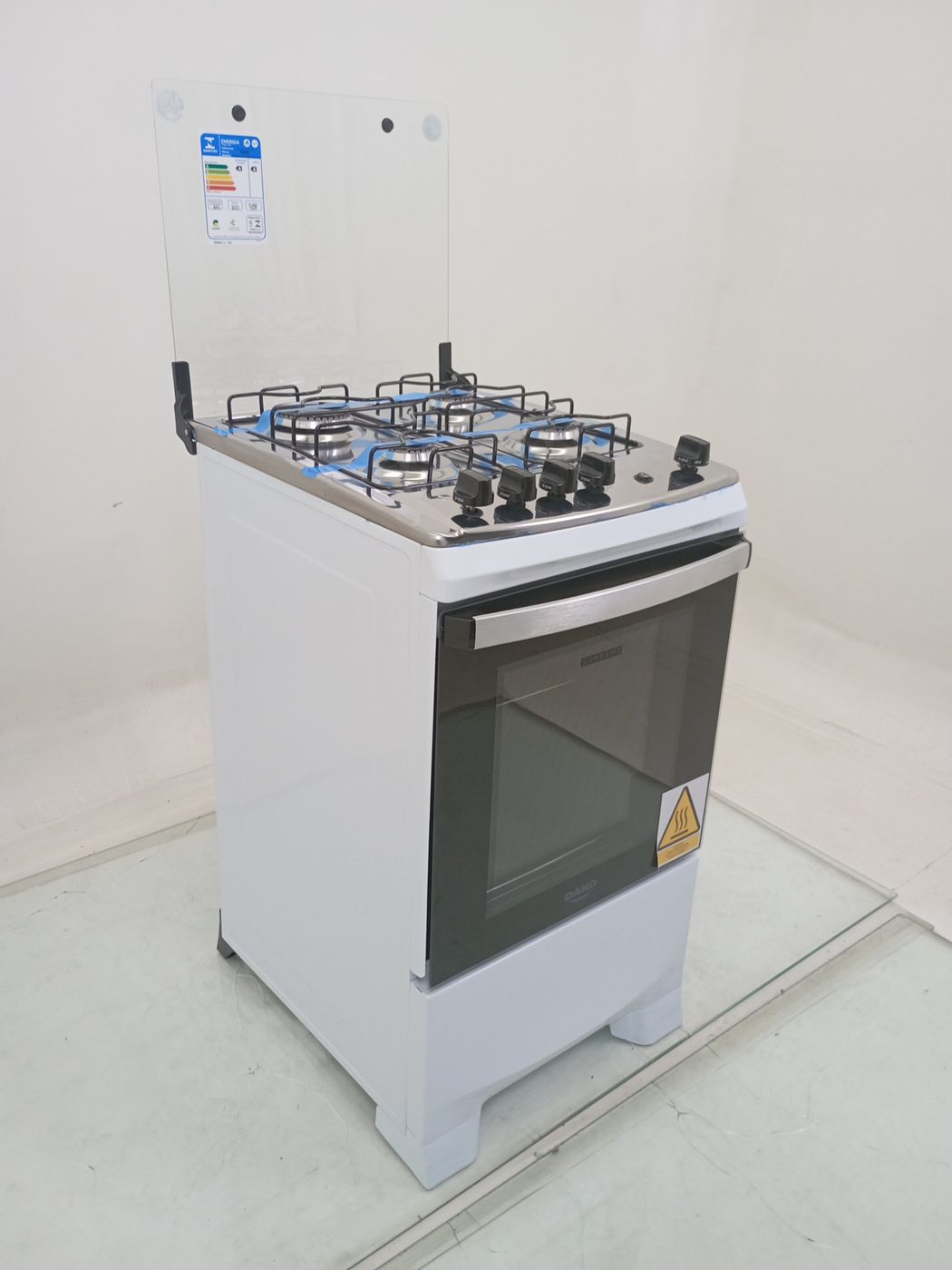 FOGAO ATLAS 4 BOCAS SUMPRE MESA INOX - BRANCO