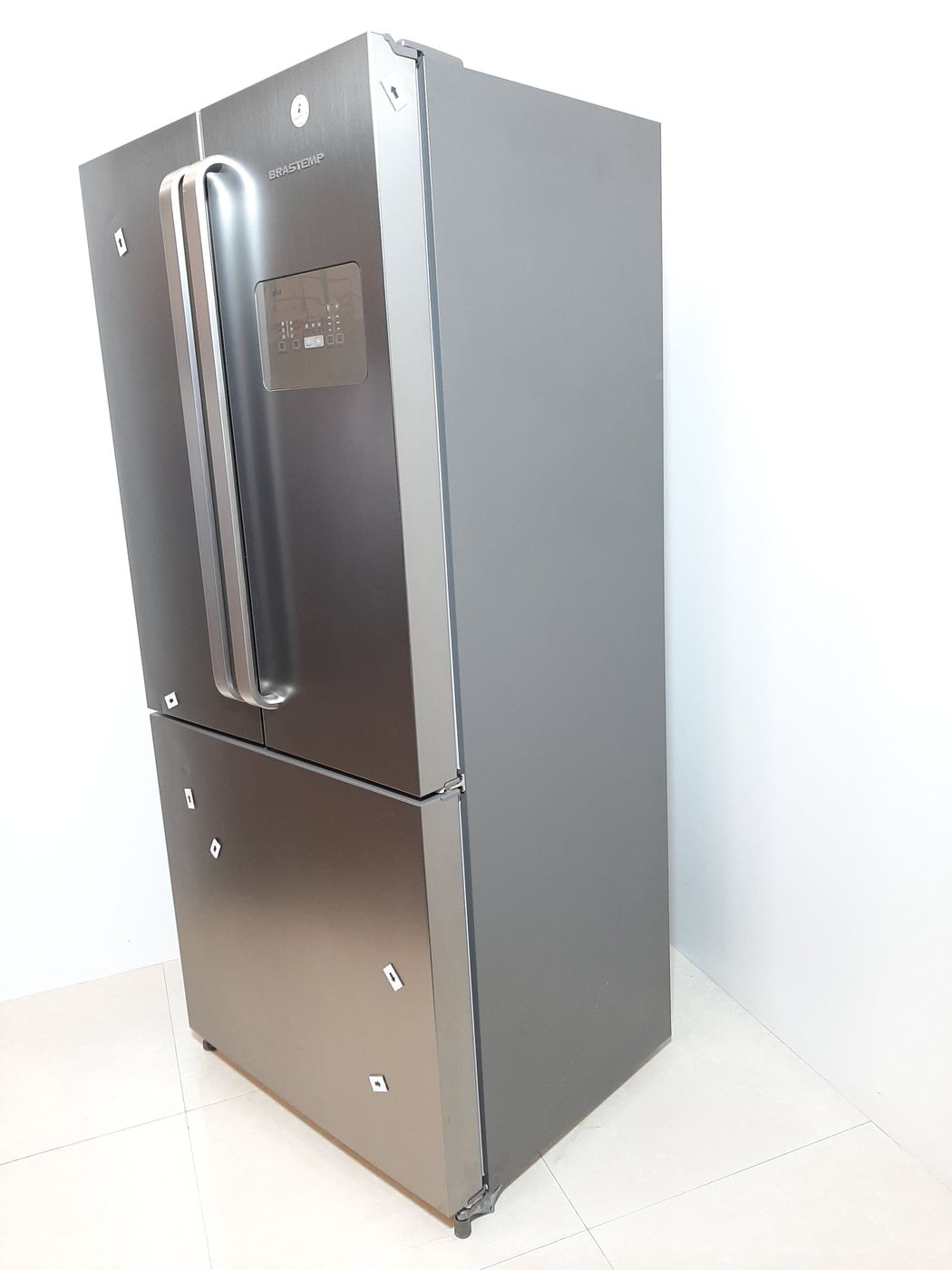 REFRIGERADOR BRASTEMP 3PORTAS 540L PL - INOX