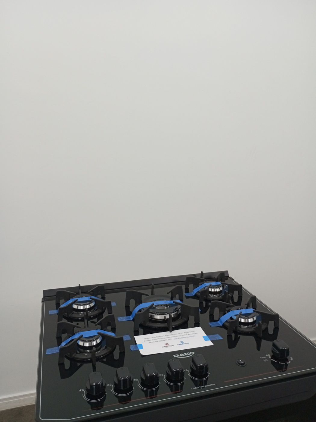 FOGAO DAKO 5 BOCAS MESA DE VIDRO MAGISTER - P