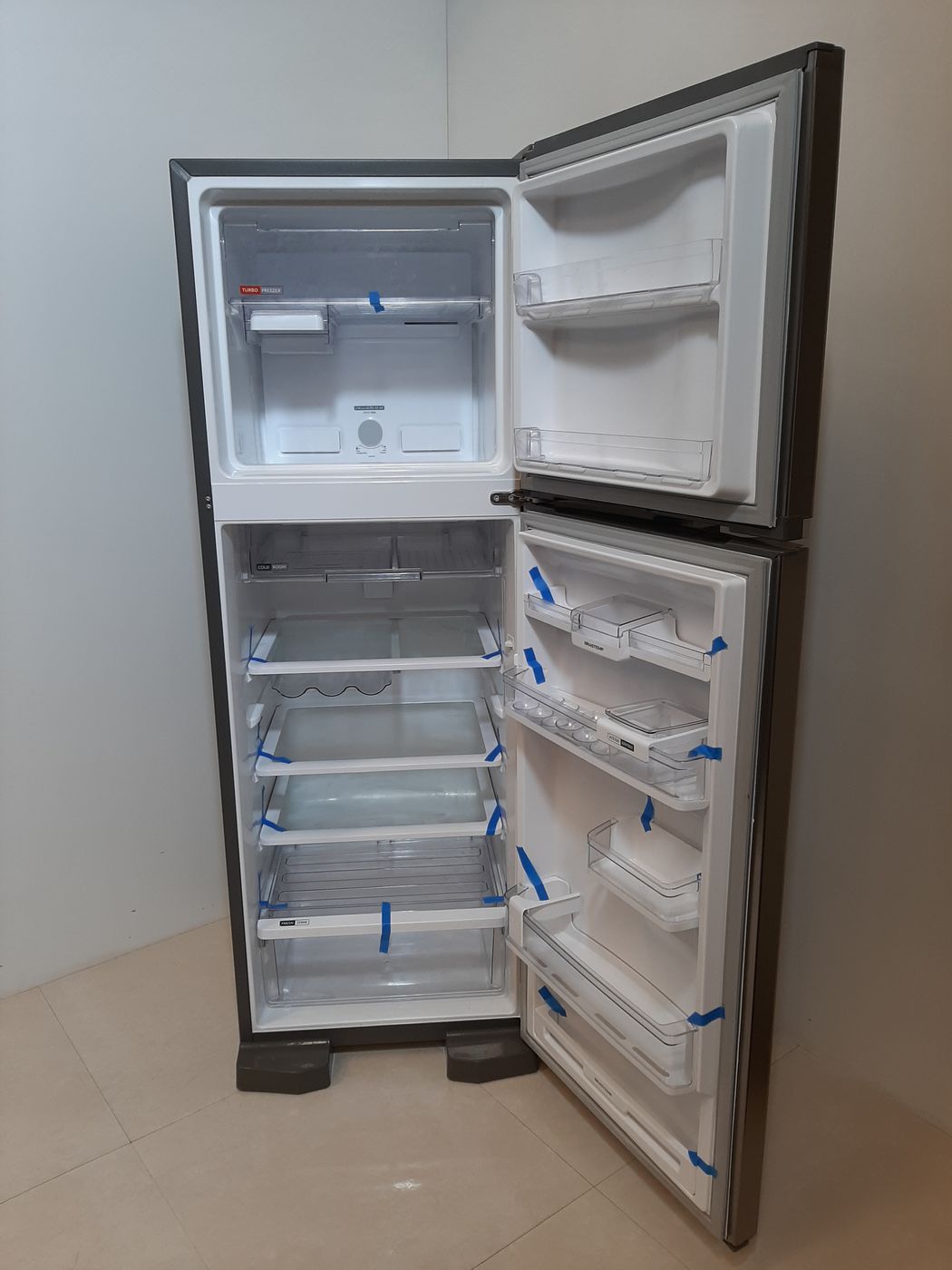 REFRIGERADOR BRASTEMP 2 PORTAS 375L PL - INOX