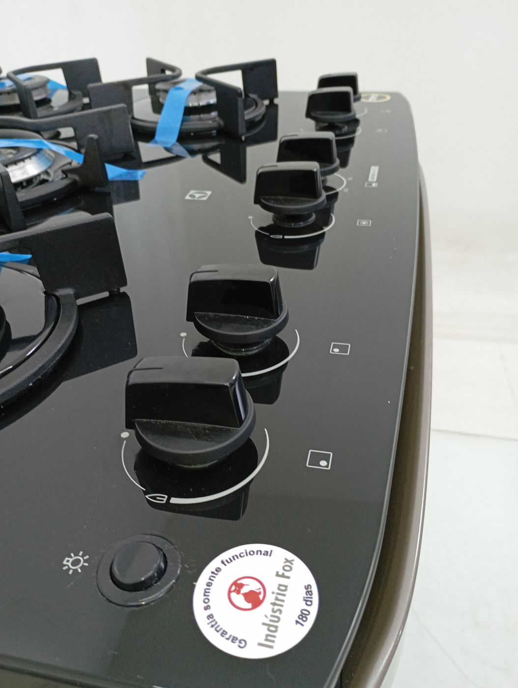 FOGAO ELECTROLUX FE5GB 5 BOCAS MESA DE VIDRO 