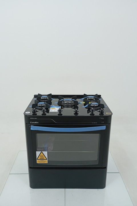 FOGAO ESMALTEC PEROLA GLASS 5 BOCAS MESA DE V