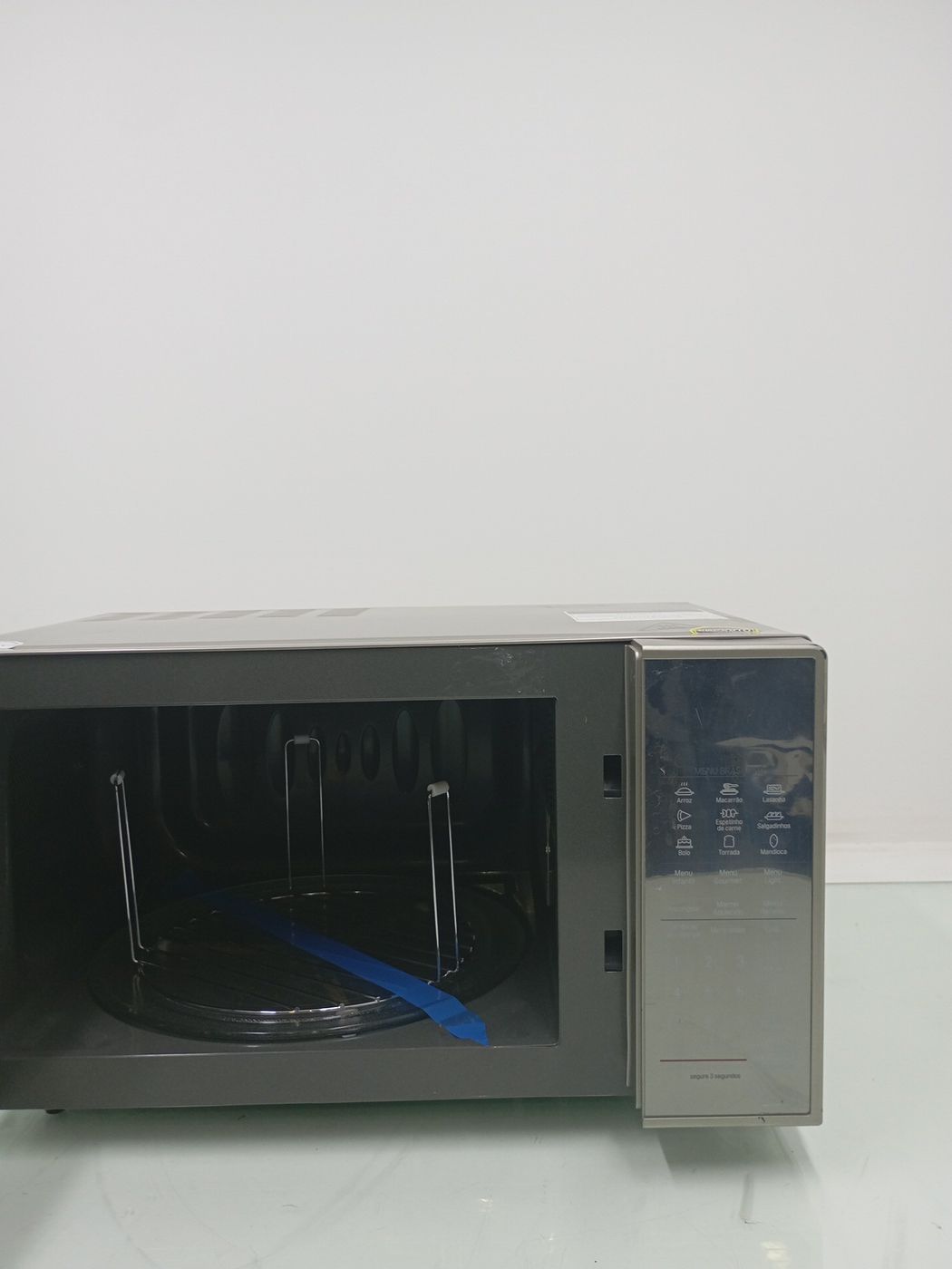 MICRO-ONDAS LG EASY CLEAN MH7093R 30L COM GRI
