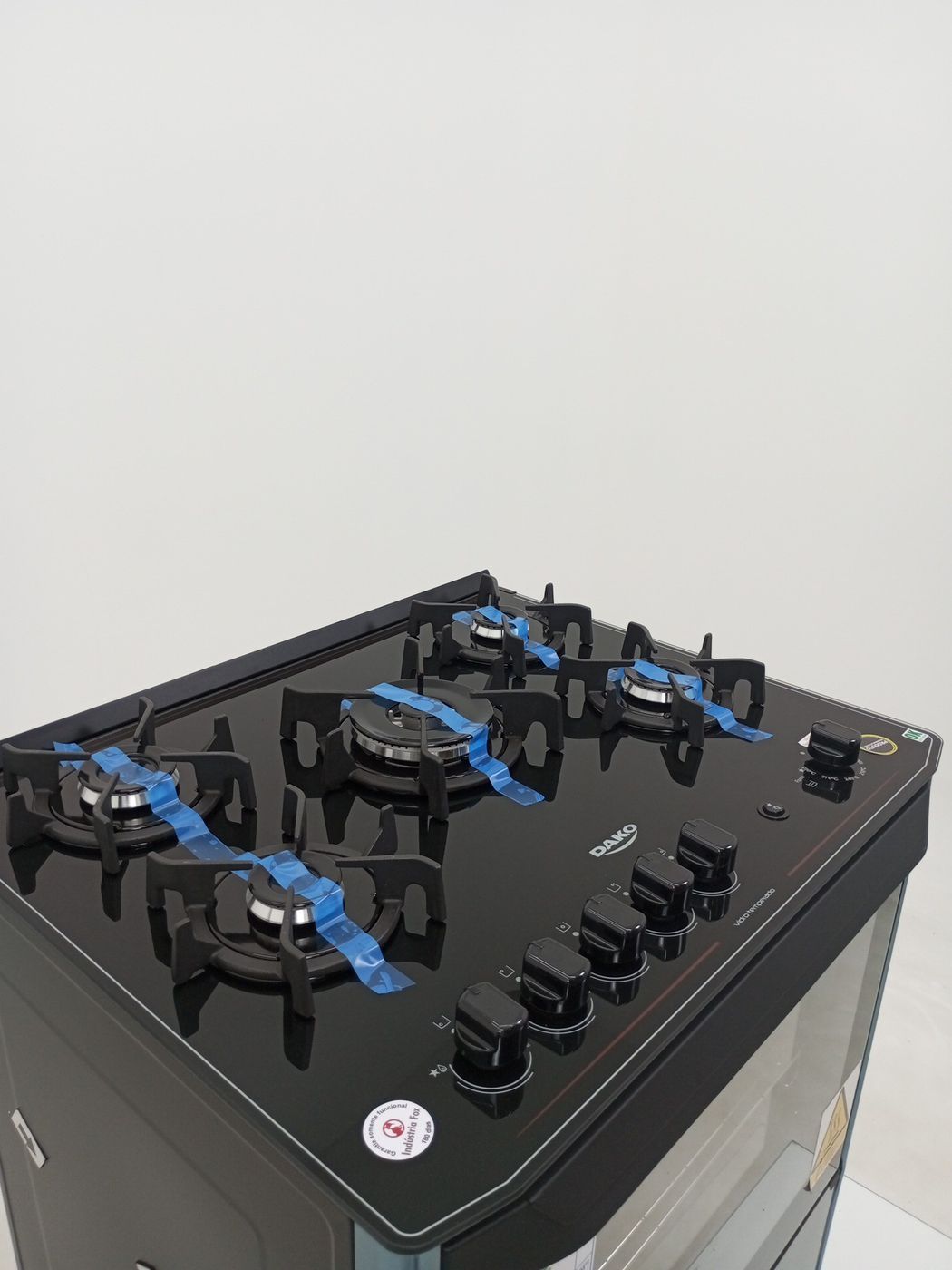 FOGAO DAKO 5 BOCAS MESA DE VIDRO MAGISTER - P