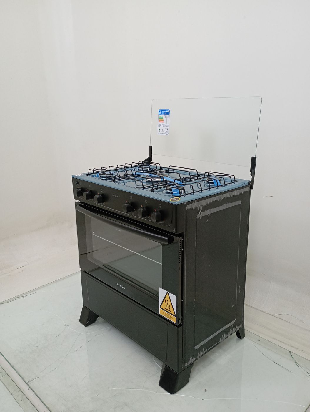 FOGAO ATLAS 5 BOCAS MESA DE ACENDIMENTO AUTOM
