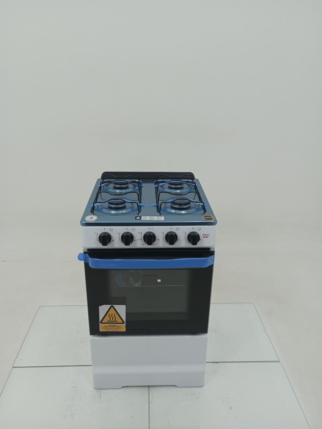 FOGAO ESMALTEC 4120 4 BOCAS IDEAL POP ACENDIM
