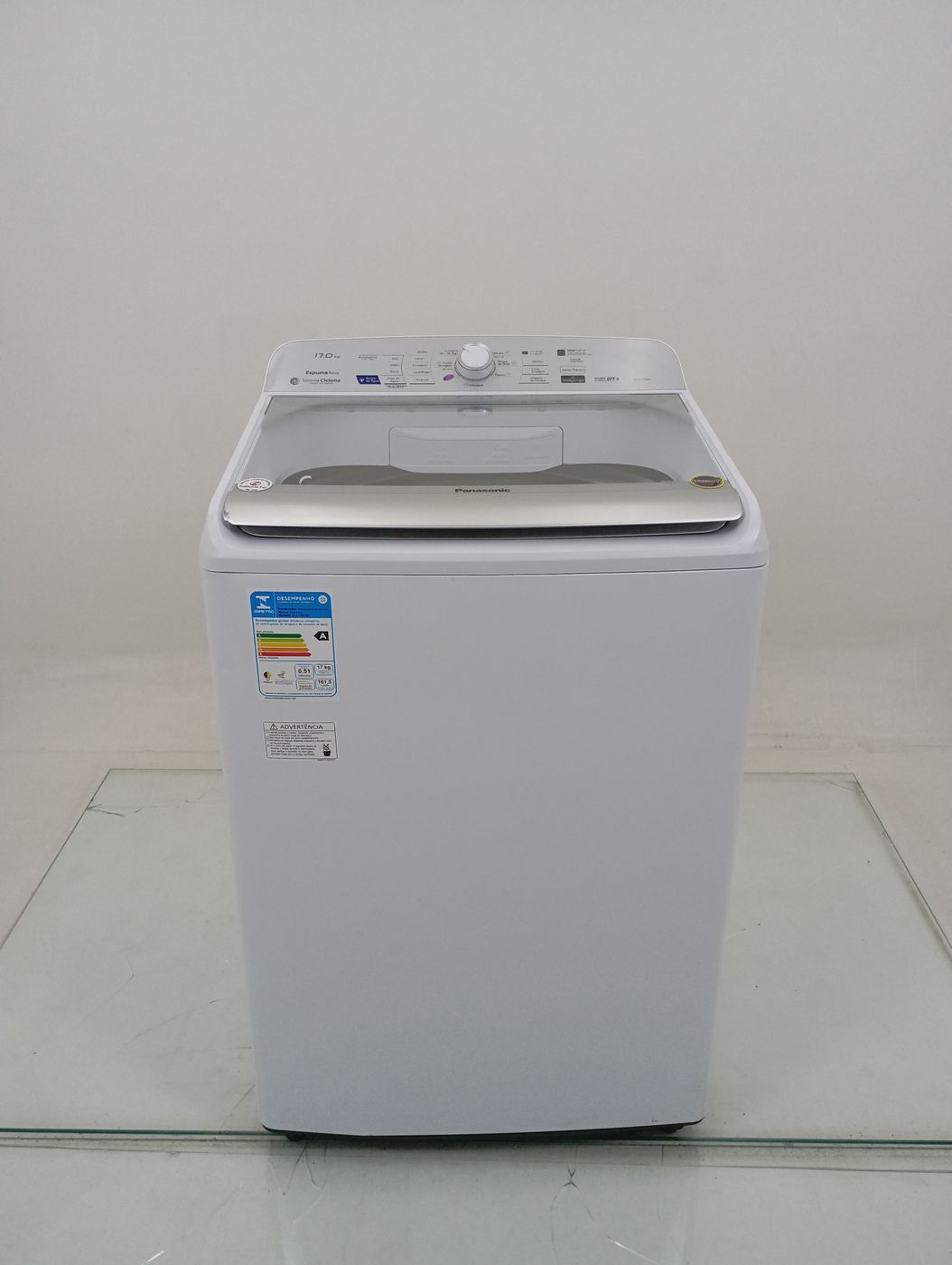 LAVADORA PANASONIC LAVAGEM INTELIGENTE 17KG -