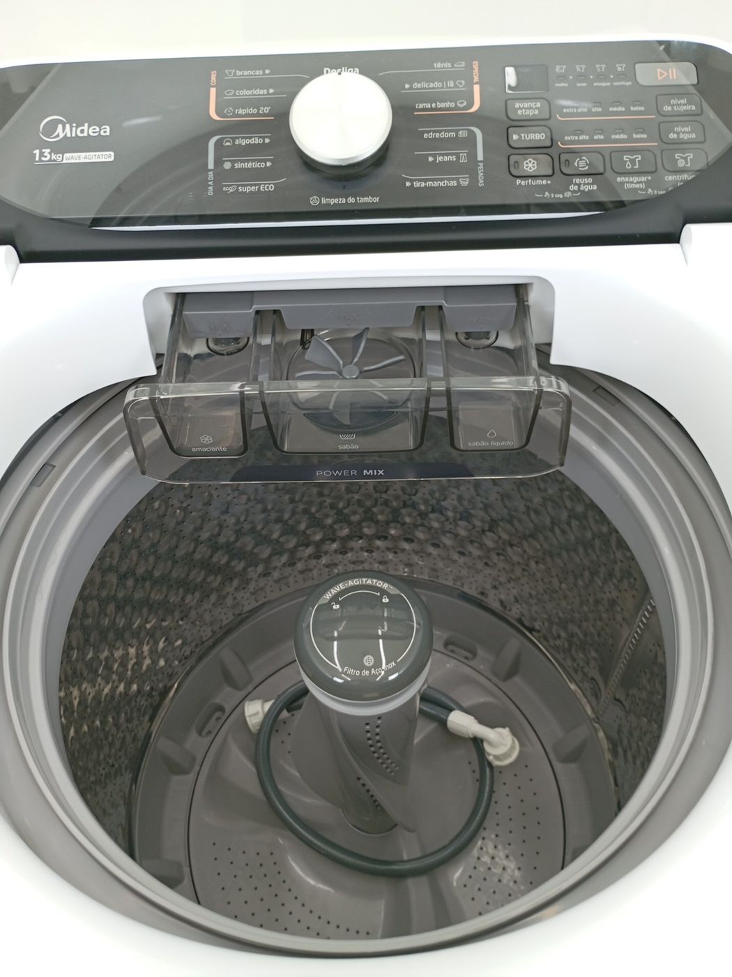 LAVADORA MIDEA MA512W 13KG WAVE AGITADOR - BR