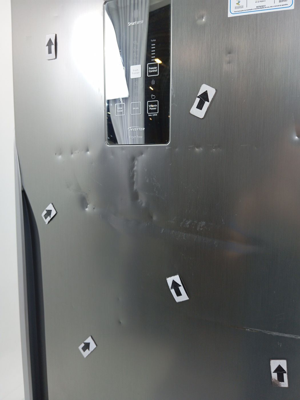 REFRIGERADOR PANASONIC 480L FROST FREE 2 PORT